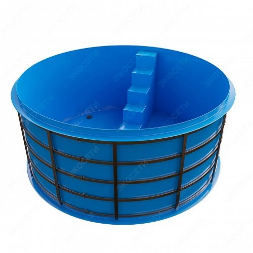 Круглый пластиковый бассейн (2,5х1,5)
