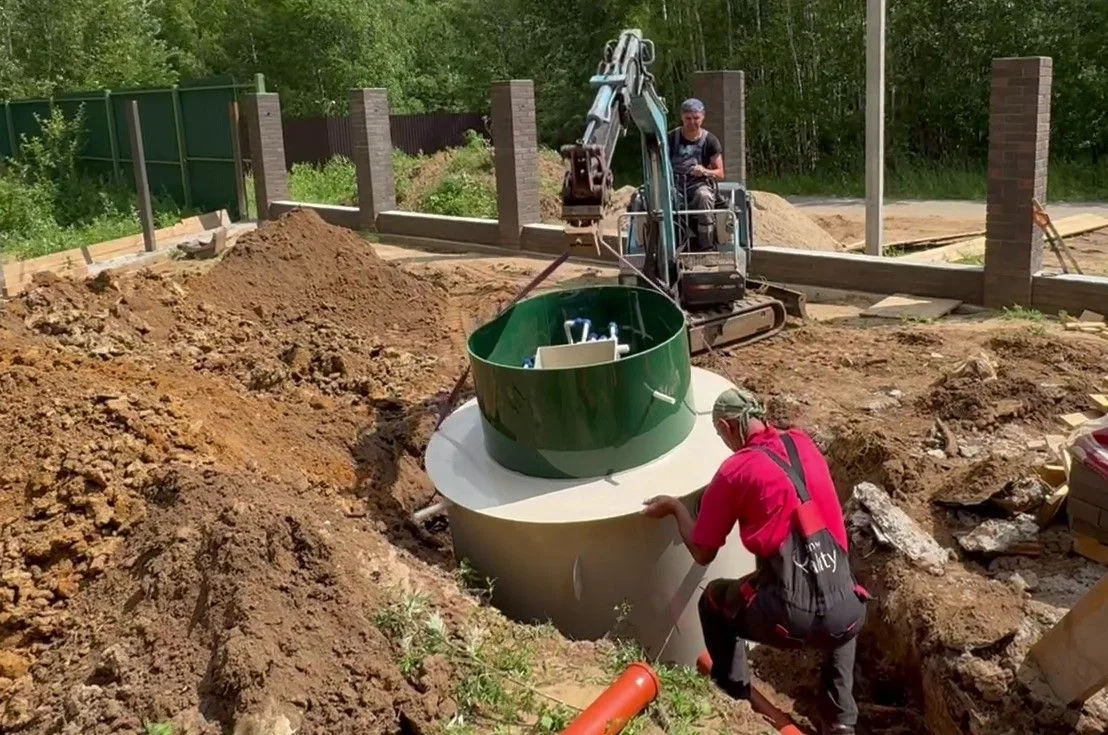  Установка оборудования для очистки сточных вод