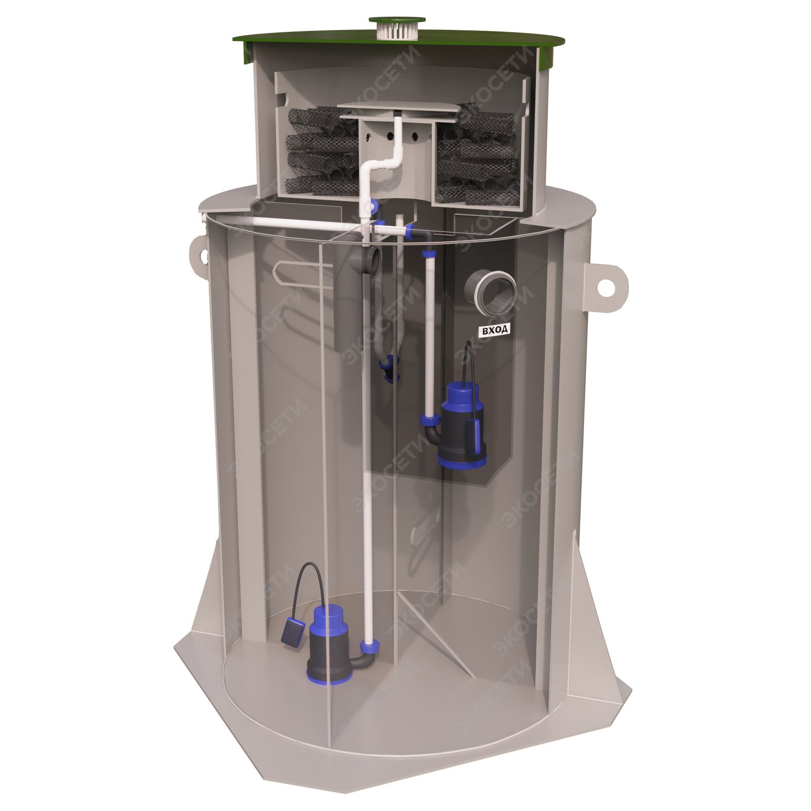 Станция очистная КОС Экосети 6+