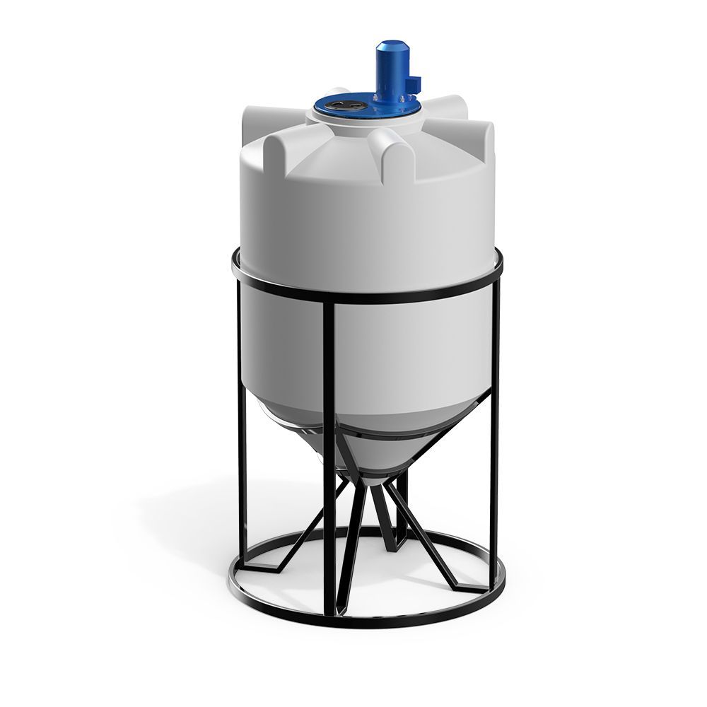 Емкость K 500 литров с пропеллерной мешалкой Фото