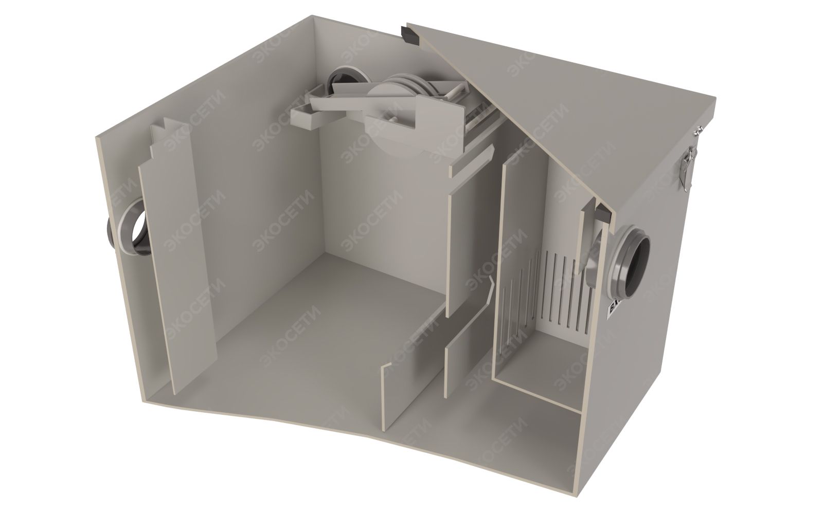 Жироуловитель Экосети ОВ 0,75-50 Автосбор Фото