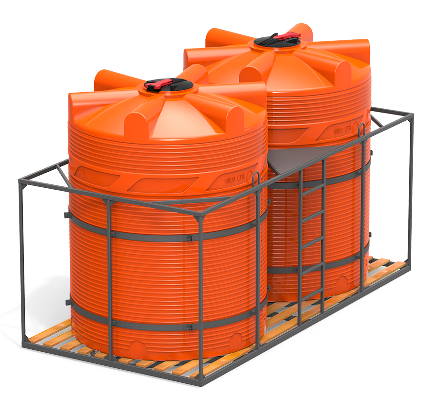 Кассета с деревянным полом двойная с емкостями V 12000 КАС Фото