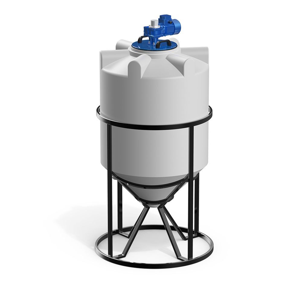 Емкость K 500 литров с лопастной мешалкой Фото