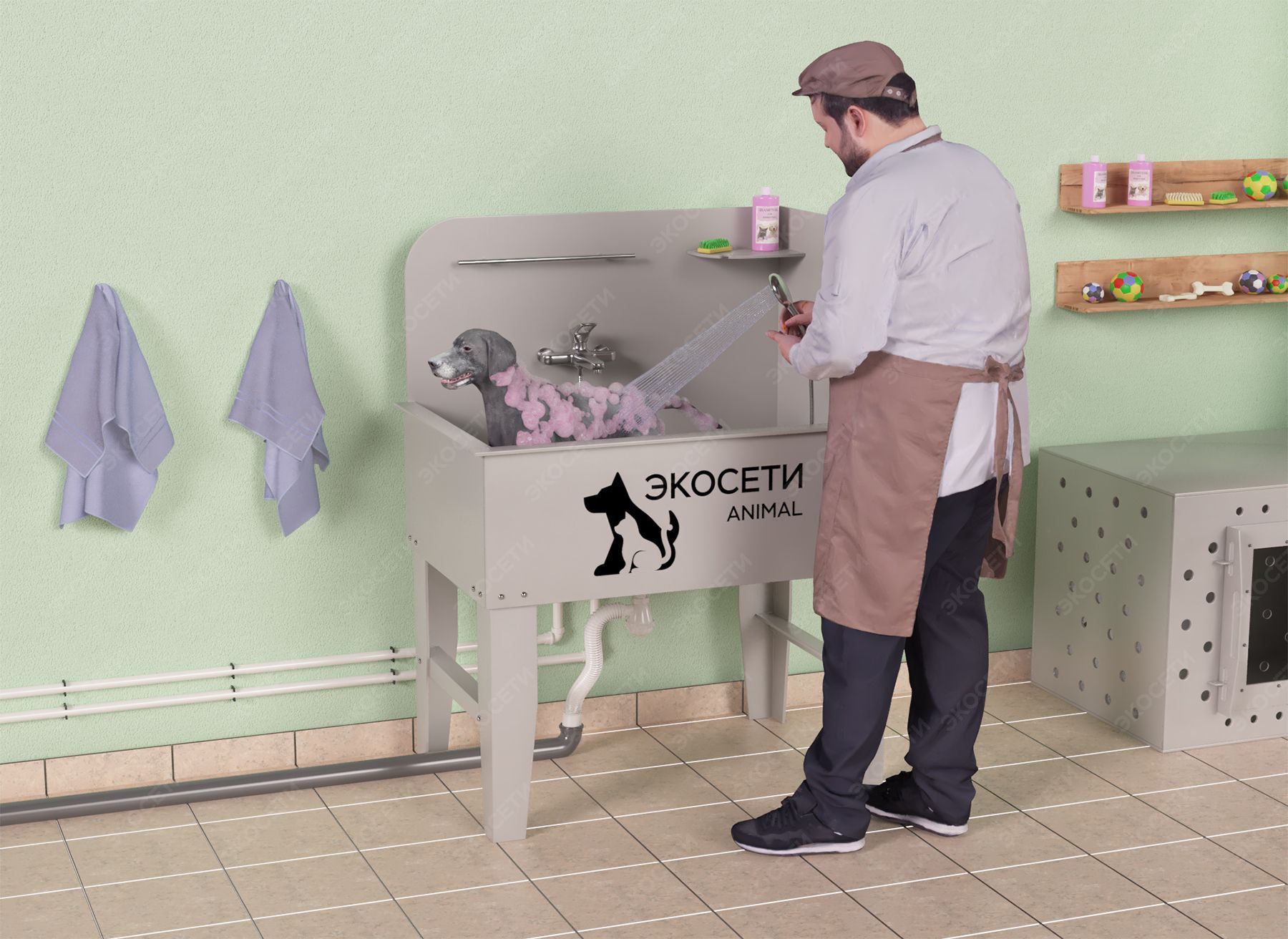 Мойка для животных Экосети 4.3 Фото