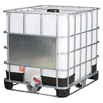 Емкость п/э куб 1000 литров с краном на комбинированном поддоне Фото