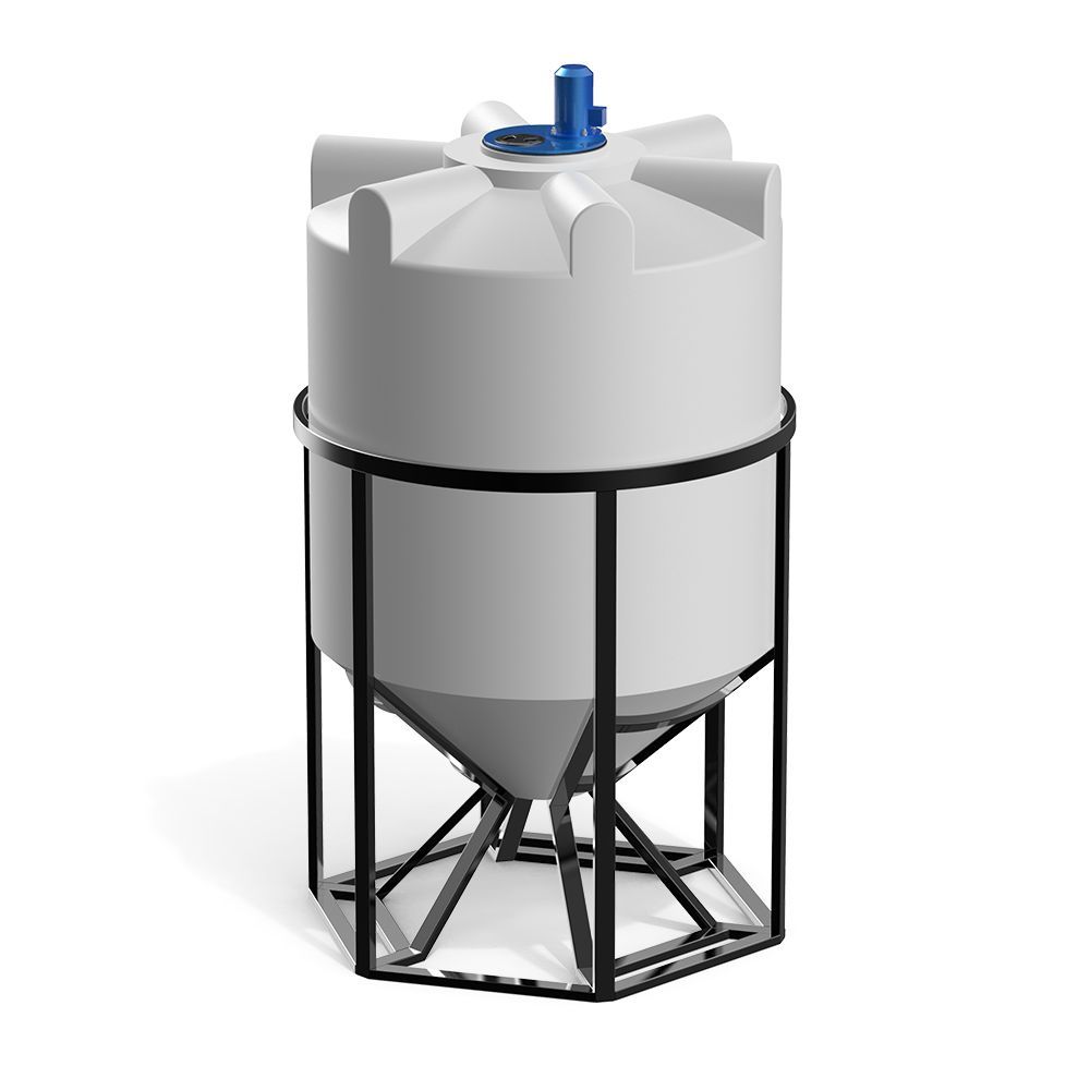 Емкость K 2000 литров с пропеллерной мешалкой Фото