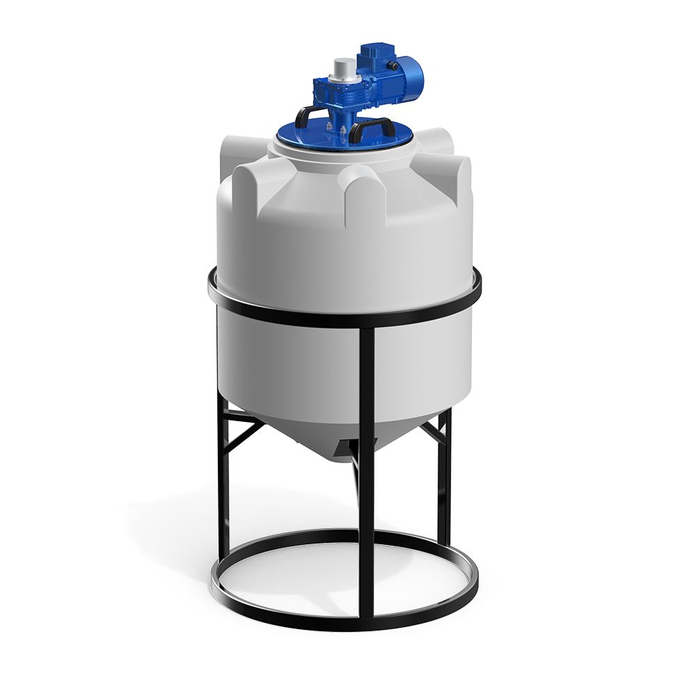 Емкость K 200 литров с лопастной мешалкой Фото