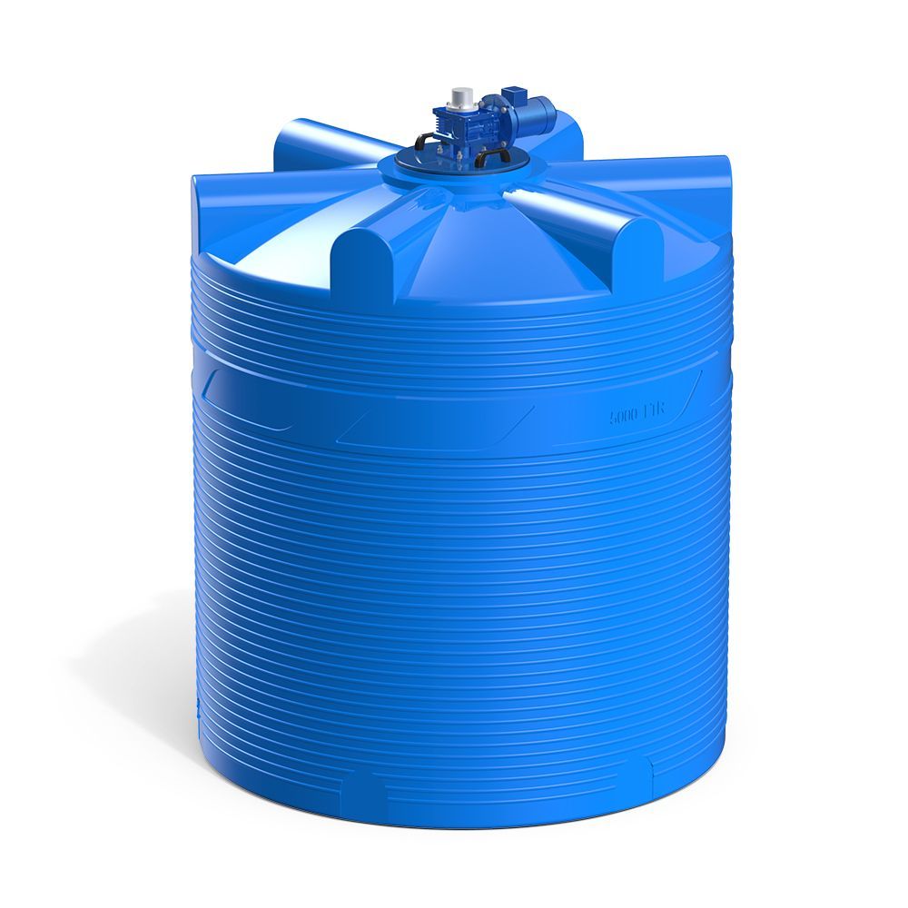 Емкость V 5000 литров с лопастной мешалкой Фото