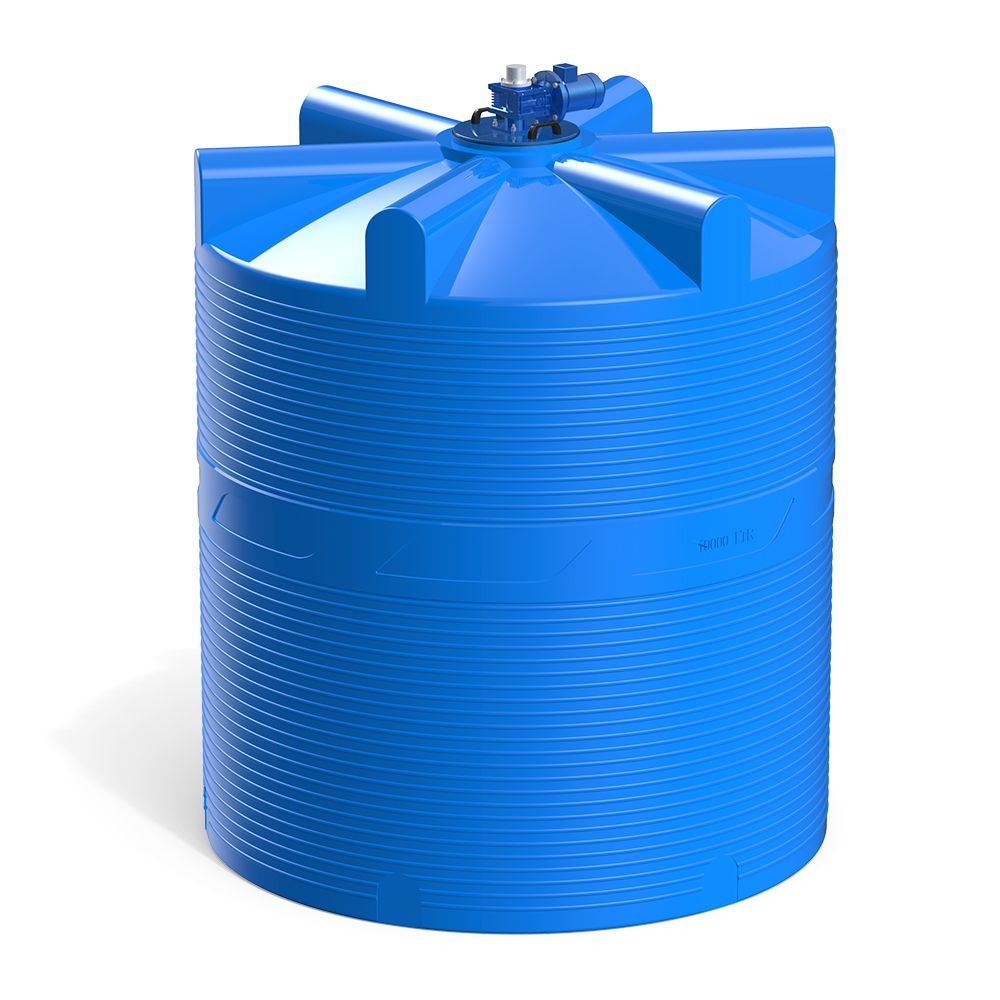 Емкость V 10000 литров с лопастной мешалкой Фото