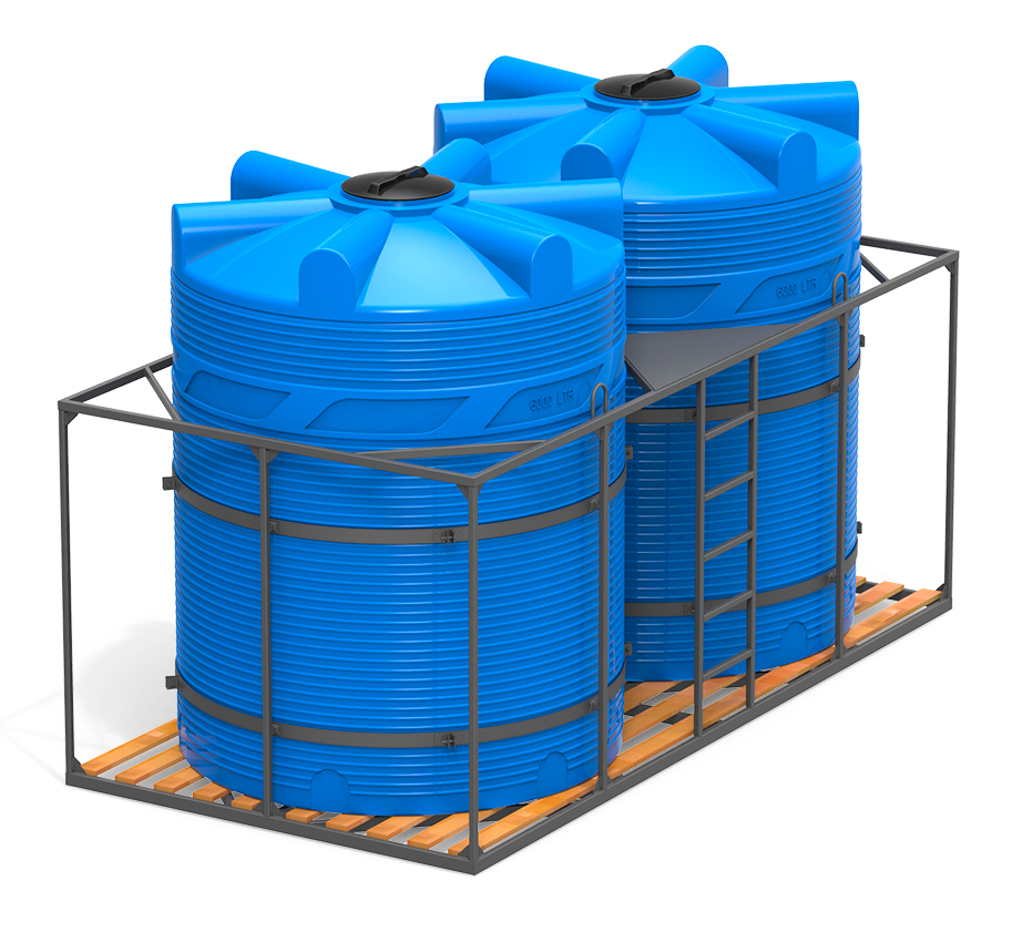 Кассета с деревянным полом двойная с емкостями V 12000 Стандарт Фото