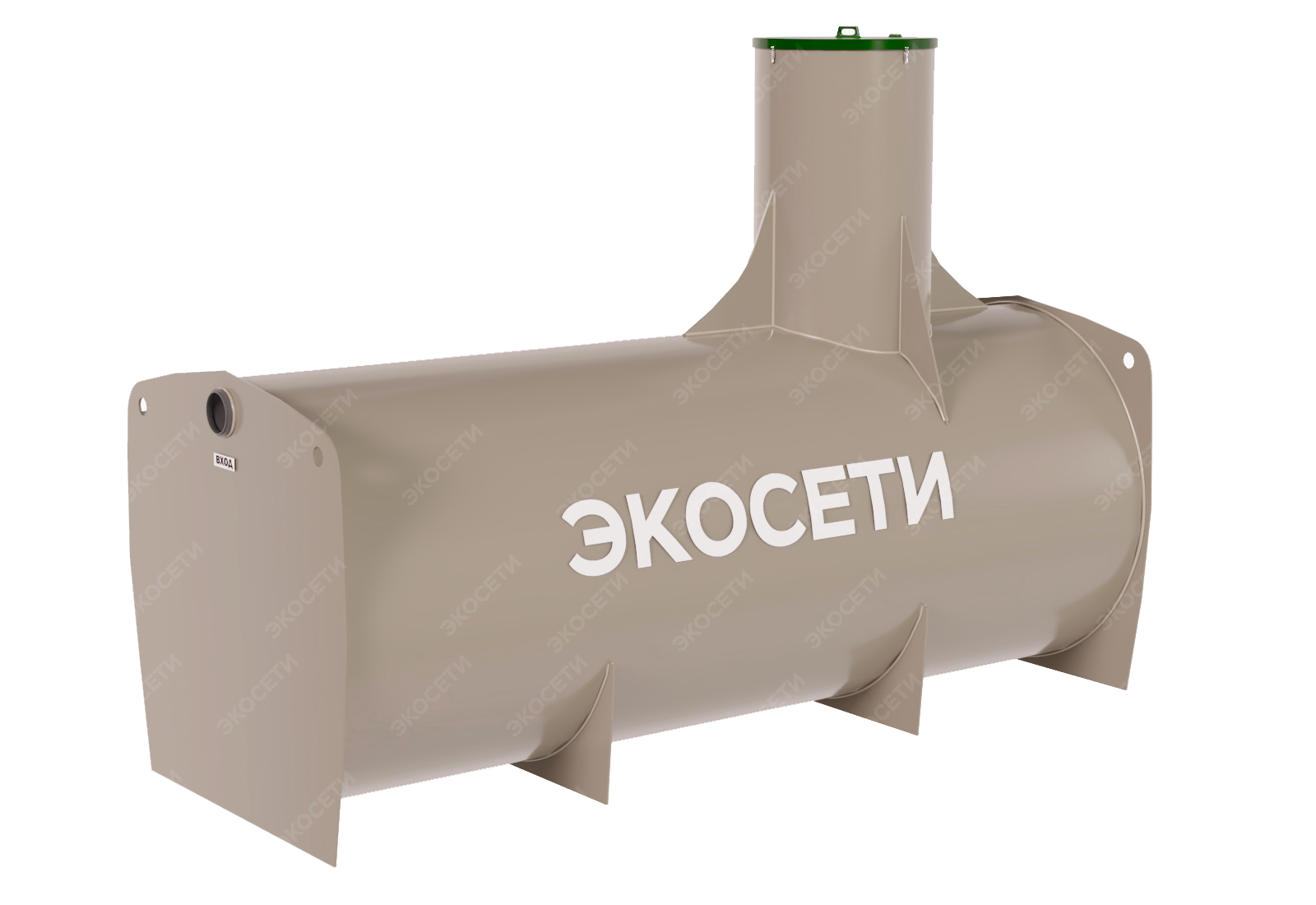 Горизонтальный нефтеуловитель