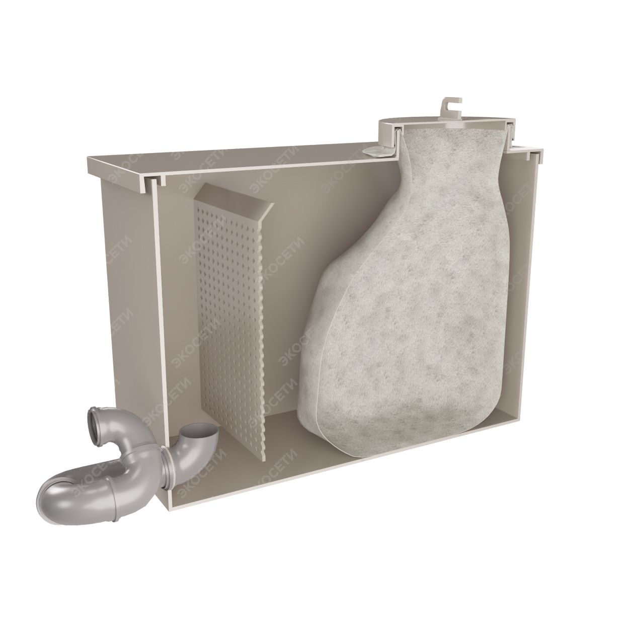 Пескоуловитель Экосети ОВП 50 Клининг М Фото