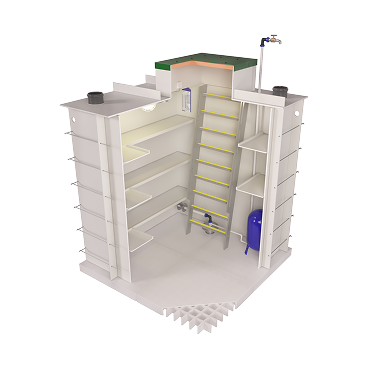 Пластиковые погреба-кессоны фото