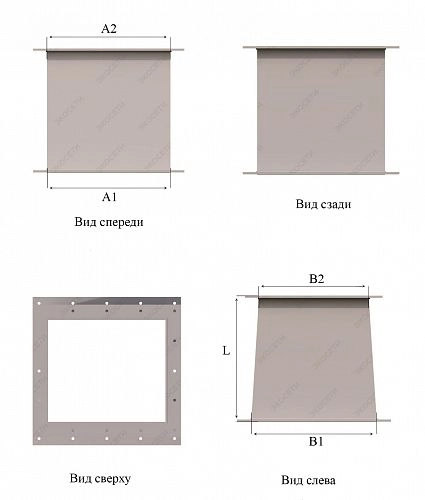 Переход Ecoseti Pass Square F800х800