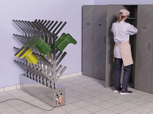 Модуль для сушки обуви Экосети Stal 54