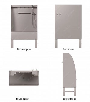 Мойка для детейлинга Ecoseti Detailing 110х55-2