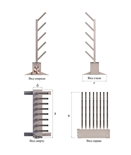 Модуль для сушки обуви Экосети INOX 20 СН Фото - 2
