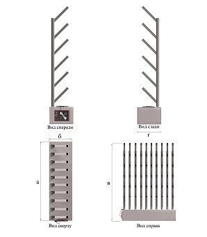 Модуль для сушки обуви Экосети INOX 30 УФ Фото-2