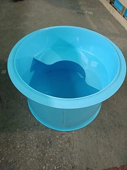 Чаша для бассейна диаметр 1000х670 мм с сидушкой